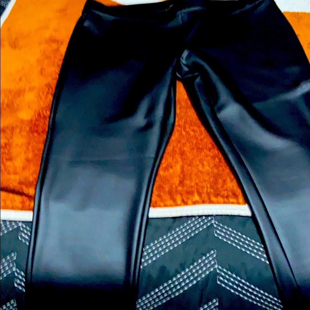 Size large Faux Leather pants